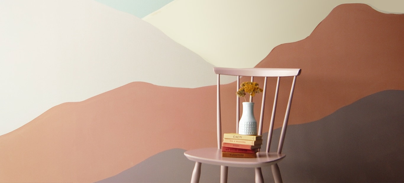 How to paint a wall mural Dulux